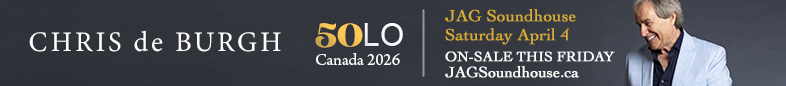 Chris De Burgh at JAG Soundhouse leaderboard